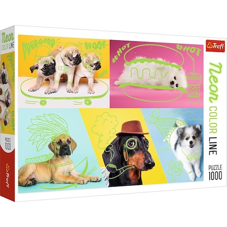 Trefl -10578 Far Out Dogs Jigsaw Puzzle - 1000 Piece Trefl-10578